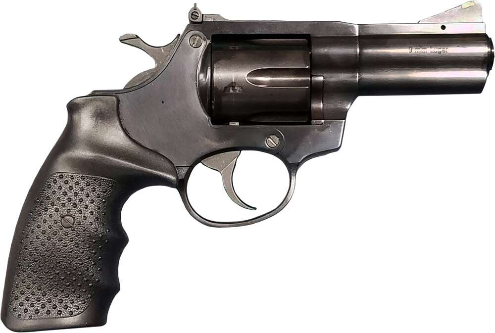 Handguns Rock Island Armory AL9.0 9mm AL9.0 REVOLVER 9MM BLUED 3" • 6RD CYLINDER